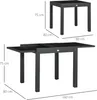 Outsunny Table extensible de jardin grande taille dim. Voir les images du produit 5