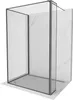 Mexen Kioto Walk-In Duschwand 110x100x40 cm, Gun Metal, Produktbild-Vorschau 1