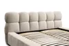 Polsterbett Doppelbett GROVE 160x200cm in Stoff Ditra Beige Produktbild-Vorschau 4