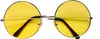 John Lennon Hippiebrille 70er Jahre Retrobrille Gelb Produktbild-Vorschau 2
