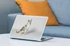 MuchoWow® Laptop Aufkleber Sticker Cover Husky vor weißem Produktbild-Vorschau 4