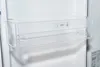 Close-up of a clear plastic shelf inside a refrigerator. Produktbild-Vorschau