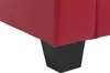 Fauteuil lounge Lille ~ cuir, rouge Voir les images du produit 4
