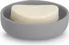 ZELLER Portasapone in Vetroceramica grigio 11 x 3,3 cm Anteprima dell’immagine prodotto 2