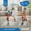 Mobiclinic, Rollator, Caleta, Fatlbar, Gehwagen mit 3 Produktbild-Vorschau 2