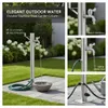 Zahradní vodní sloup – kulatý, 65 cm – nerezová ocel 304 – Náhled obrázku produktu 9