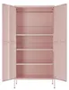 Lendo Online Armoire Vestiaire 90x50x180 cm Métal Rose Voir les images du produit 4