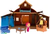 A toy playset depicting a house with Masha and the Bear figures. Náhled obrázku produktu