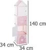 Skládací skříňka do dětského pokoje růžová Náhled obrázku produktu 7