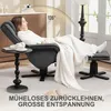 HOMCOM Relaxsessel mit Hocker, drehbarer Fernsehsessel mit Produktbild-Vorschau 4