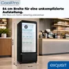 Exquisit Glastürkühlschrank, 200l Getränkekühlschrank mit Produktbild-Vorschau 3