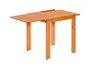 A wooden table with an extendable top, shown from a three-quarter angle against a white background. Náhled obrázku produktu