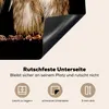 KitchenYeah© Herdabdeckplatte Eule - Vogel - Schwarz , Produktbild-Vorschau 5