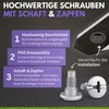 45x Carbon Messer Klingen Black geeignet für Husqvarna Produktbild-Vorschau 4
