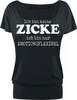 Sprüche T-Shirt Damen Ich bin keine Zicke ich bin nur Produktbild-Vorschau 3