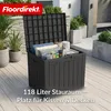Floordirekt Skrzynia ogrodowa imitująca drewno, odporna na Podgląd zdjęcia produktu 3