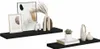 vidaXL Plovoucí police 2 ks černé 90x23,5x3,8 cm MDF Náhled obrázku produktu 5