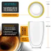 Arendo doppelwandige Gläser, Thermogläser, 8er Set, Latte Produktbild-Vorschau 2