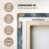MuchoWow® - Leinwandbilder - Baum - Blau - Gold - Abstrakt, Produktbild-Vorschau 3