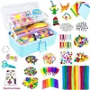 3000 Stück Bastelset Kinder DIY Basteln Bastelkoffer Produktbild-Vorschau 1