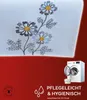 Tischwäsche mit Kurbelstickerei Blumen 40 x 140 cm Produktbild-Vorschau 2