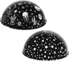 Two dome-shaped projectors with different patterns are shown against a white background. Voir les images du produit