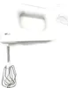 A white Braun hand mixer with a whisk attachment is shown against a white background. Produktbild-Vorschau