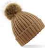 Beechfield B412 | Herrenmütze Fur Pom  Chunky Beanie / Produktbild-Vorschau 1