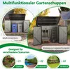 Metalowa szopa ogrodowa, szopa narzędziowa ze stali Podgląd zdjęcia produktu 5