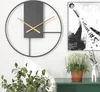 Welikera Wanduhr, 50cm Eisen Kunst Silent Wohnzimmer Produktbild-Vorschau 6