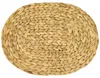 Ovales Tischset geflochten aus Wasserhyazinthe als 4er Set von HMF 40 x 30 cm Produktbild-Vorschau
