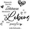Wandtattoo nimm dir Zeit für die schönen Momente wandtattoo Produktbild-Vorschau 1
