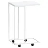 vidaXL Beistelltisch mit Rollen Weiß 40x30x63,5 cm Produktbild-Vorschau 10