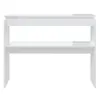 vidaXL Konzolový stolek vysoký lesk bílý 102x30x80 cm Náhled obrázku produktu 3