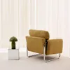 sweeek - Vintage-Sessel mit Cordbezug und verchromtem Produktbild-Vorschau 5