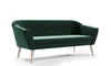 3 Sitzer Sofa mit Beinen skandinavisches Sofa grün HOCKER Produktbild-Vorschau 2