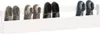 vidaXL Wand-Schuhregale 2 Stk. Weiß 110x9x23 cm Massivholz Produktbild-Vorschau 4
