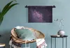 MuchoWow® Wandteppich Wandbehang Die violett leuchtende Produktbild-Vorschau 5