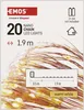LED vánoční nano řetěz, 1,9 m, 2x AA, vnitřní, teplá bílá, časovač Náhled obrázku produktu