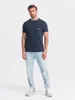 Ombre Clothing Pánské tričko s krátkým rukávem Vokiac navy Náhled obrázku produktu 4