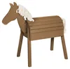 roba Outdoorspielpferd - Massivholz teak - Voltigierpferd Produktbild-Vorschau 1