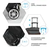 Collage of images showing features of a suitcase. Produktbild-Vorschau