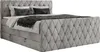 MKS MEBLE Boxspringbett 200 x 200 cm mit Bettkasten, Bett Produktbild-Vorschau 1