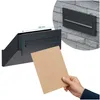 Sillar Durchwurf-Briefkasten in Anthrazit – Mit Produktbild-Vorschau 3
