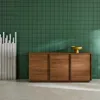 Credenza effetto legno 3 ante, 160cm, Noce Anteprima dell’immagine prodotto 3