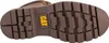 The sole of a brown Caterpillar boot is shown against a white background. Produktbild-Vorschau