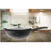 WOK Pfanne 32cm Induktion Aluguss mit Deckel Antihaft Produktbild-Vorschau 3
