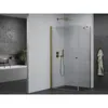 A modern bathroom with a bathtub and a glass shower enclosure. Podgląd zdjęcia produktu