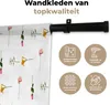 MuchoWow® Wandteppich Wandbehang Blumen - Farben - Pastell Produktbild-Vorschau 3