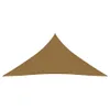 The Living Store Sonnensegel 160 g/m² Taupe 4x4x4 m HDPE Produktbild-Vorschau 2